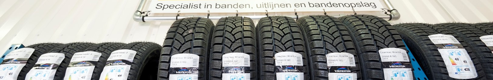 Bandorama levert Vredestein, Continental, Michelin, Bridgestone, Dunlop, Toyo Tires